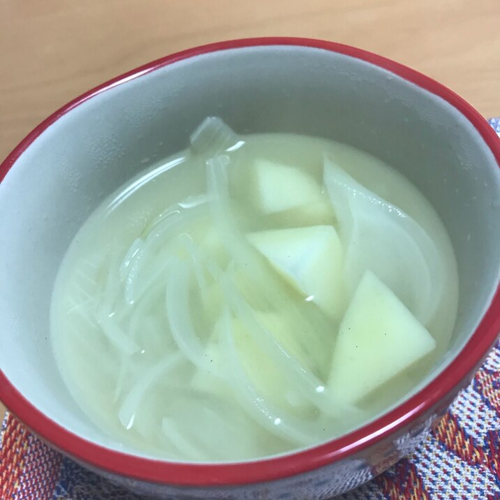 じゃがいもと玉ねぎのあったかスープ